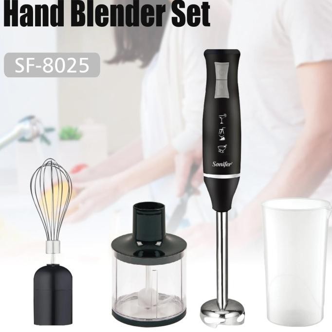 SONIFER HAND BLENDER SET 3 IN 1 MULTIFUNGSI