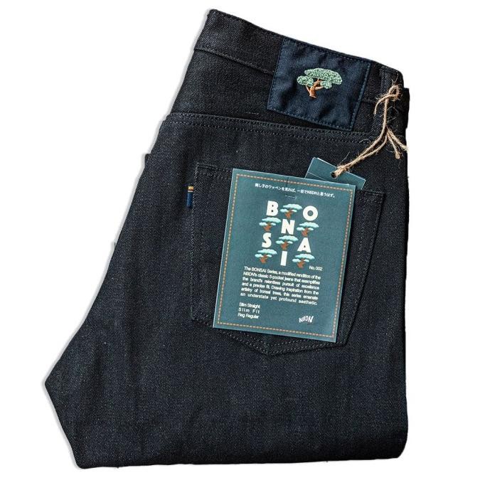 TERMURAH BONSAI 002 by NBDN 15oz Black x Black Selvedge Jeans