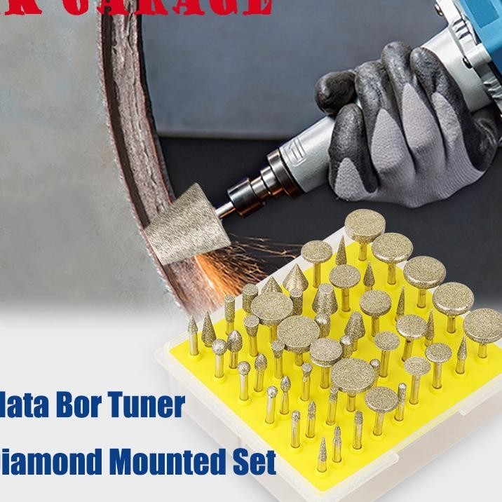 Mata Bor Tuner Diamond Mounted Et 50Pc Mata Uir Batu Granit Era Porting Gerinda Ni