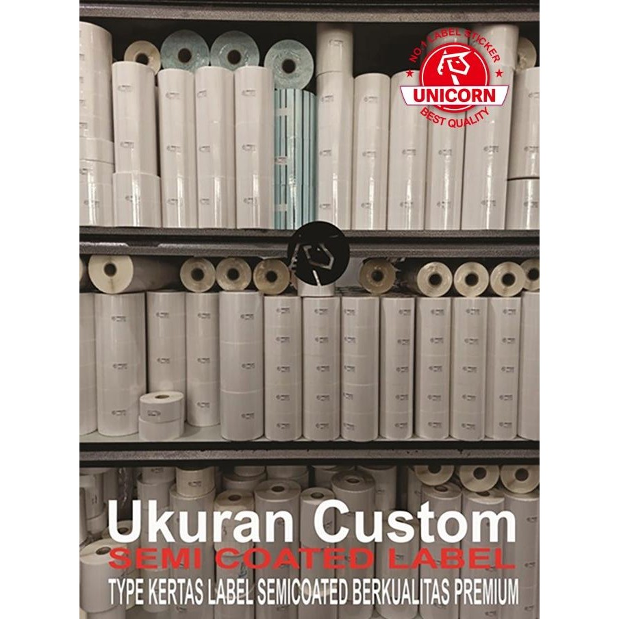 

JUAL Label Stiker Barcode Ukuran Custom SC 35X15 3L 3'' 10K C6 UPM