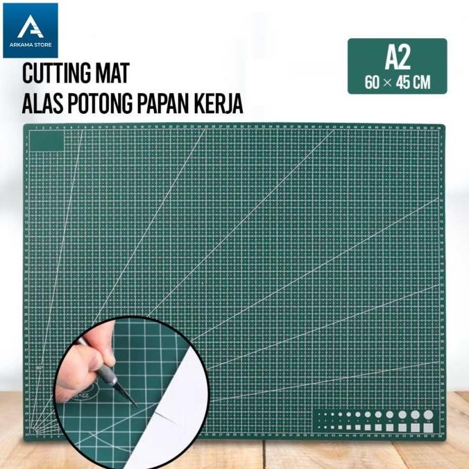

Terlaris alas potong a2 working pad cutting mat papan ukur kerja 60 x 45 cm SALE