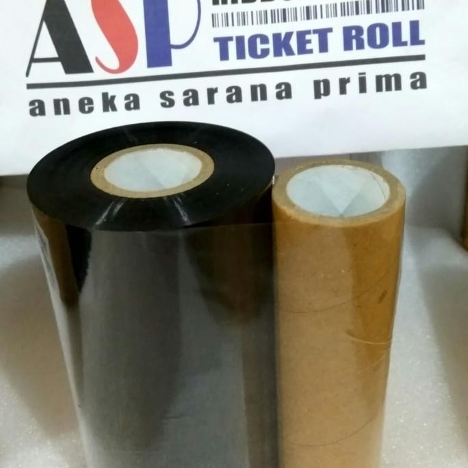 

HOT PROMO Ribbon Wax Resin 110x300 Core 1" (Face Out) 110mm x 300Meter