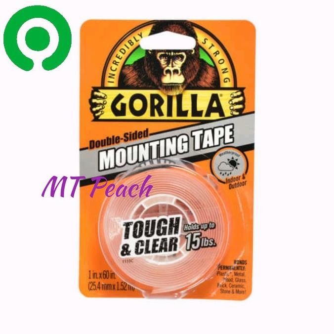 

PROMO GORILLA DOUBLE TAPE TOUGH AND CLEAR 25MM