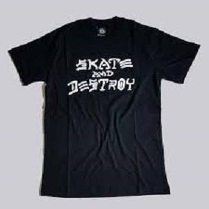 Kaos T Shirt Pria Skate And Destroy