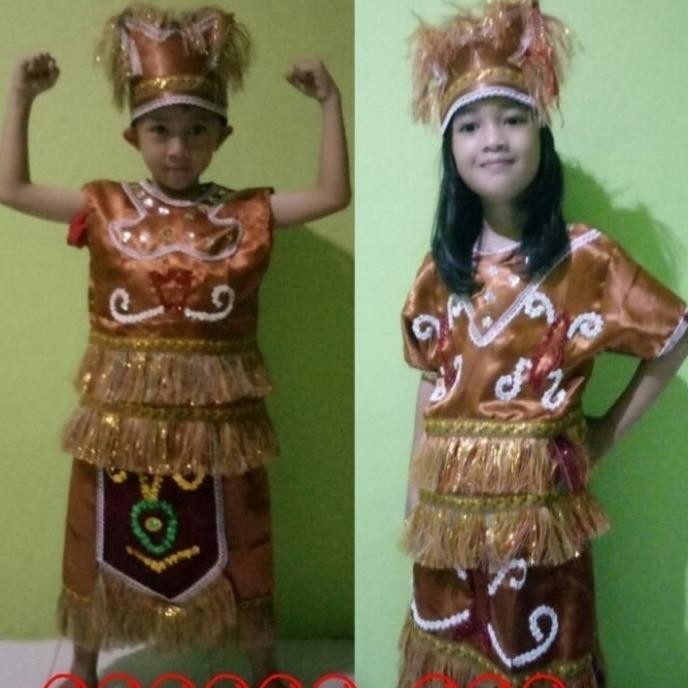 pakaian adat papua anak tk - sd / baju anak adat papua