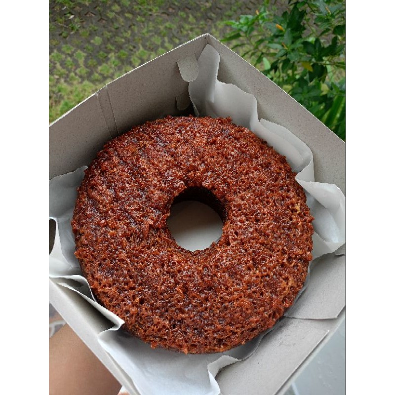

bolu karamel/ bolu sarang semut loyang 20cm