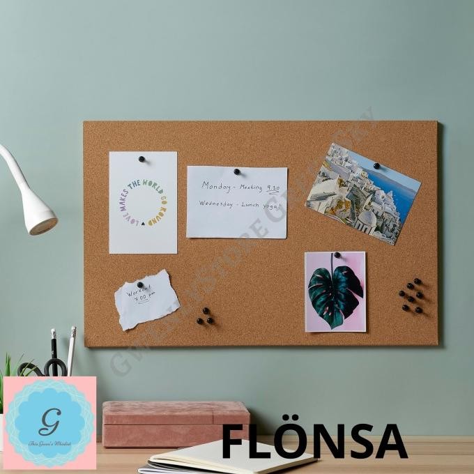

TERBARU PAPAN PUSH PIN SOFT MEMO BULLETIN BOARD ORGANIZER DINDING GABUS 52X33 !!!!!