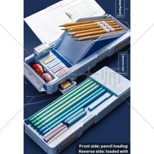 

TERLARIS Ready 2 Lapisan Tempat Pensil Multifungsi/Kapasitas Besar, Taman Kanak-Kanak/Motif Unicorn / Dinosaurus / Astronot Untuk Anak Tk an
