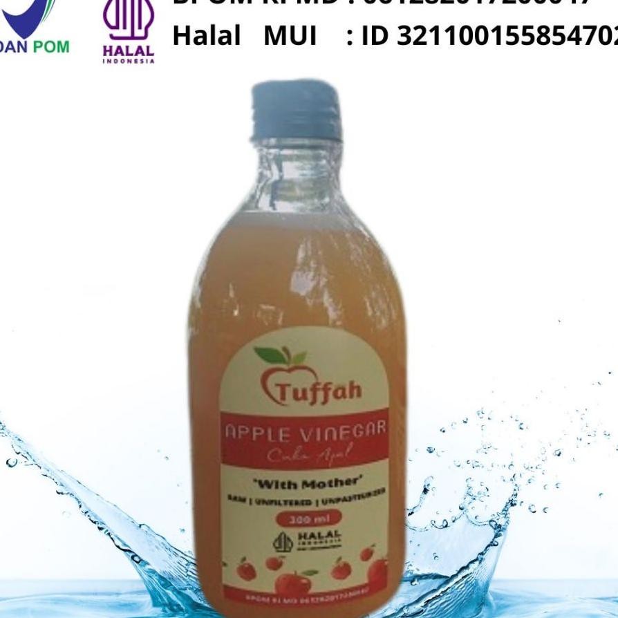 

Tuffah Cua Apel Halal Bpom Cider Vinegar With Mother