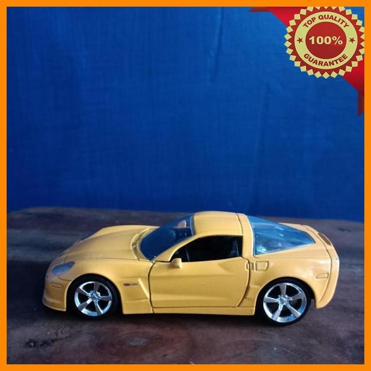 (ARR) DIECAST MOBIL JADA CORVETTE KUNING