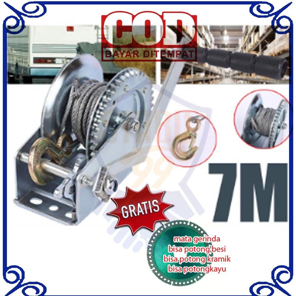 Atrol Rel Et Manual Liding Atap Bua Tutup Fiber Gla Void Alat De Tali Lin Ling 7M