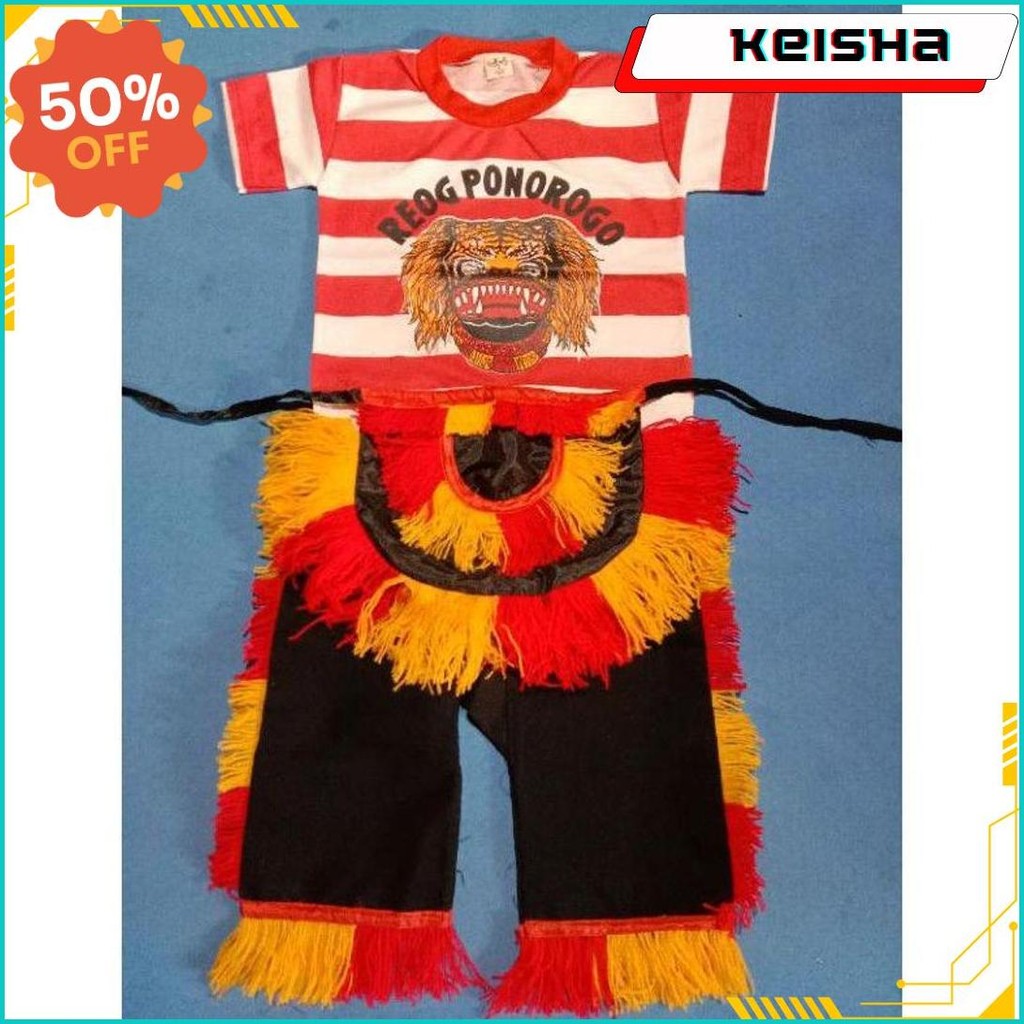 Setelan Reog, Anak/Kaos, Celana, Embyong/Kaos Jaranan/Kaos Barongan Original Produk