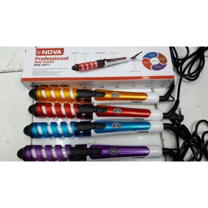 CATOK RAMBUT KERITING NOVA NHC-5311 / Catok Curly Nova