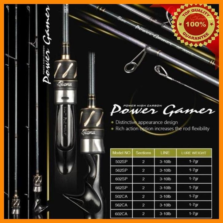 (SFL) JORAN PANCING UL ANYFISH POWER GAMER BC DAN SPINNING 150 165 180 FUJI REEL SEAT