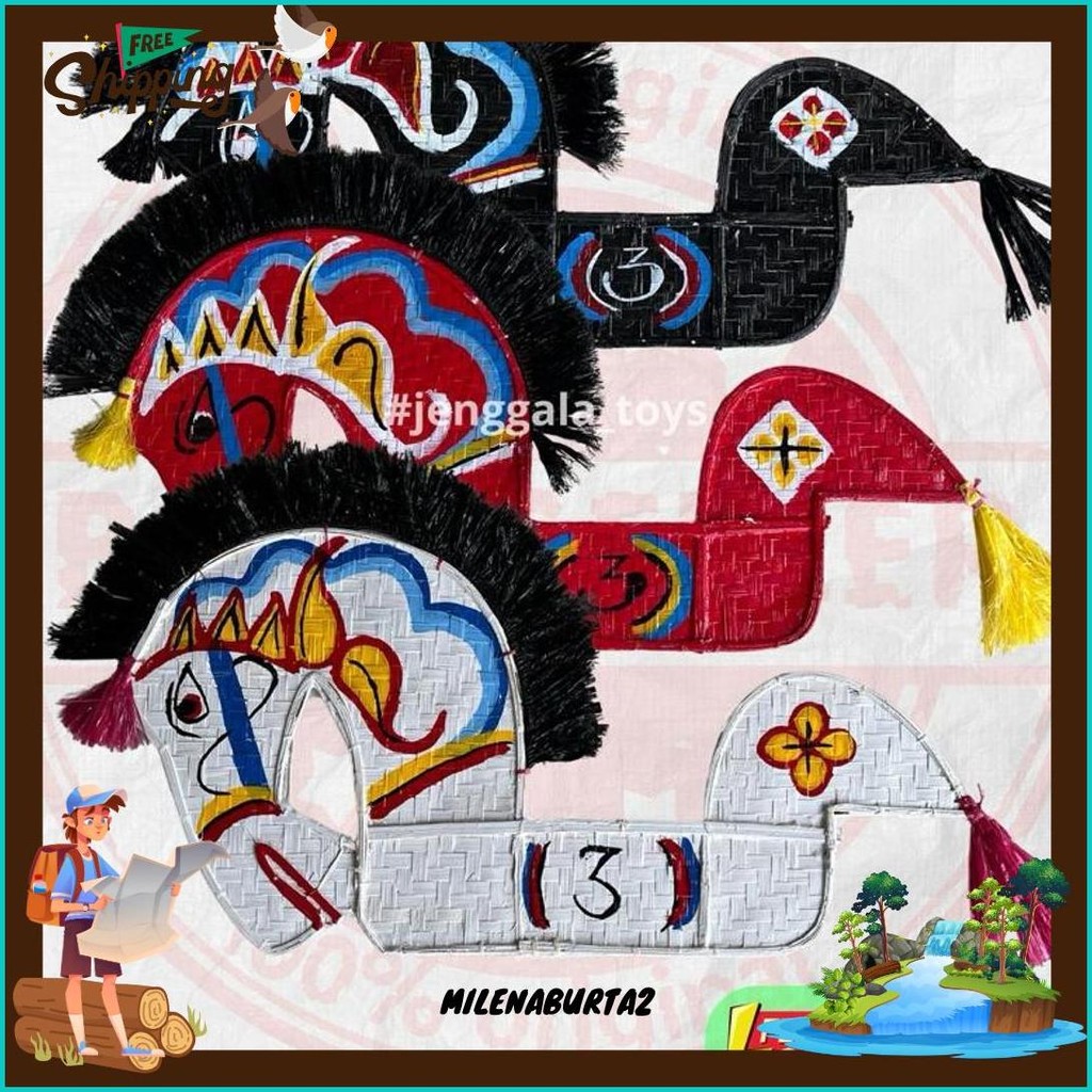 Kuda Lumping / Jaranan / Kuda Kepang Besar / Kuda Lumping Anak / Kuda Bambu Cod