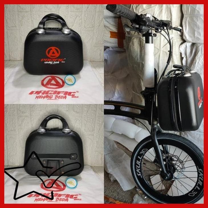 [LSS] TAS FRONT BLOCK SEPEDA LIPAT PACIFIC BAG FOLDING BIKE