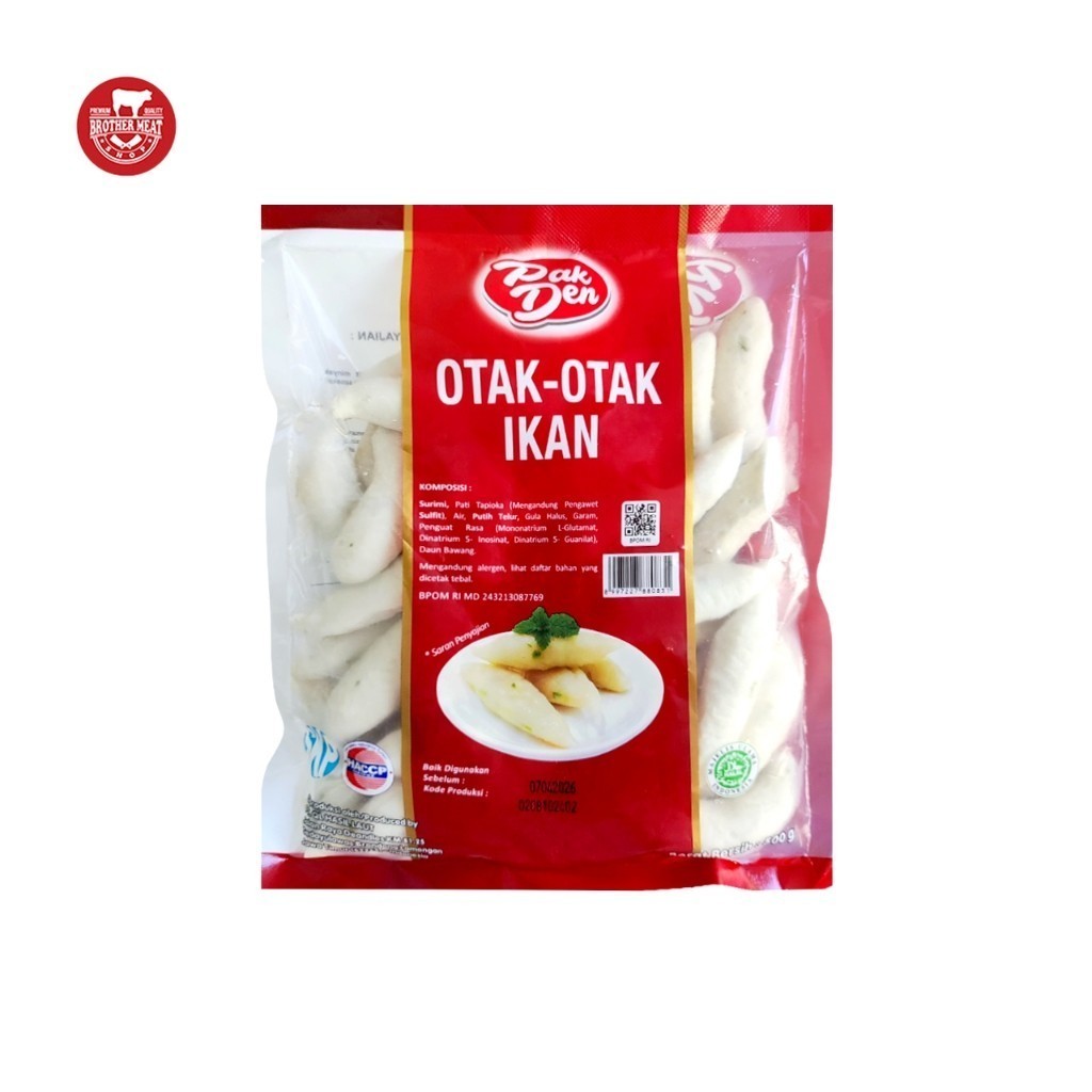 

PakDen Otak-otak Ikan 500gr - Brothermeatshop