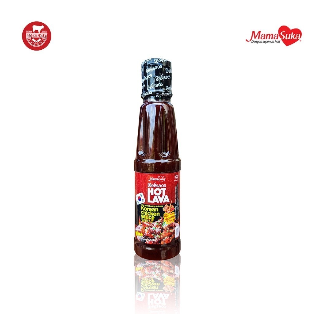 

MamaSuka Delisaos Hot Lava Saus Madu Pedas 160gr, Korean Taste Halal