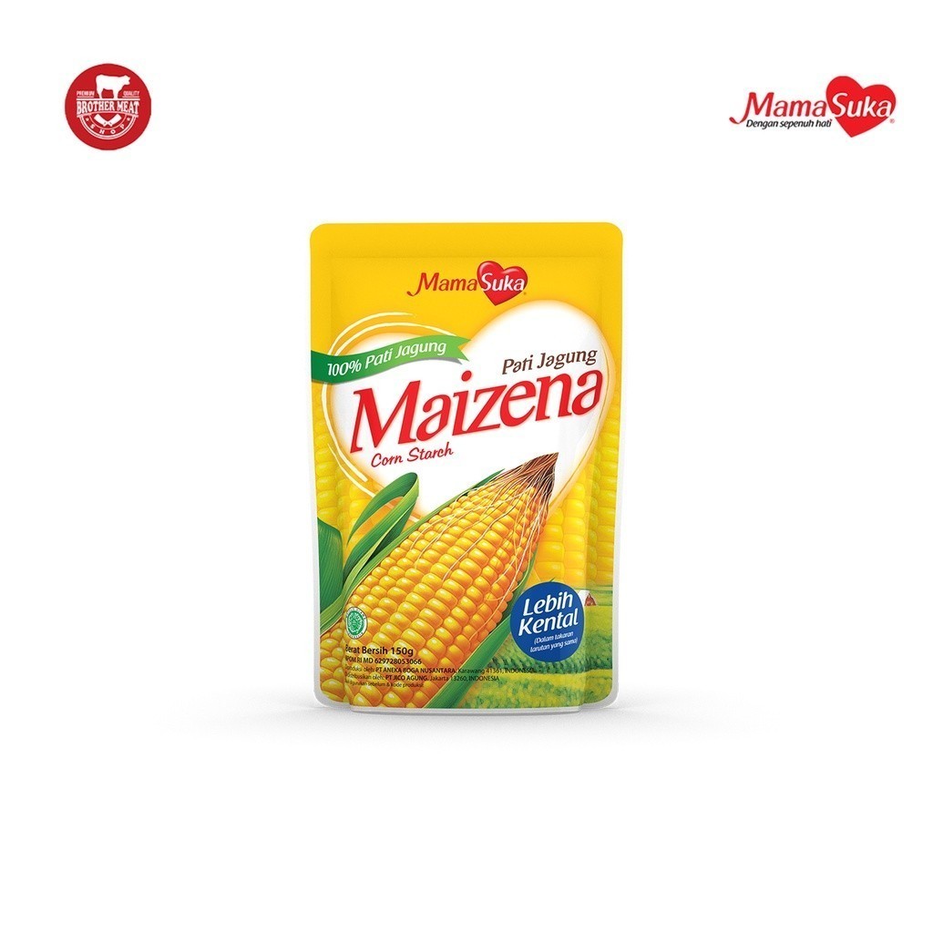 

MamaSuka Tepung Maizena Pati Jagung 150gr - Brothermeatshop