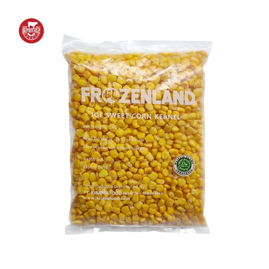 New Frozenland Corn Kernel, Jagung Manis Pipil 1kg - Brothermeatshop