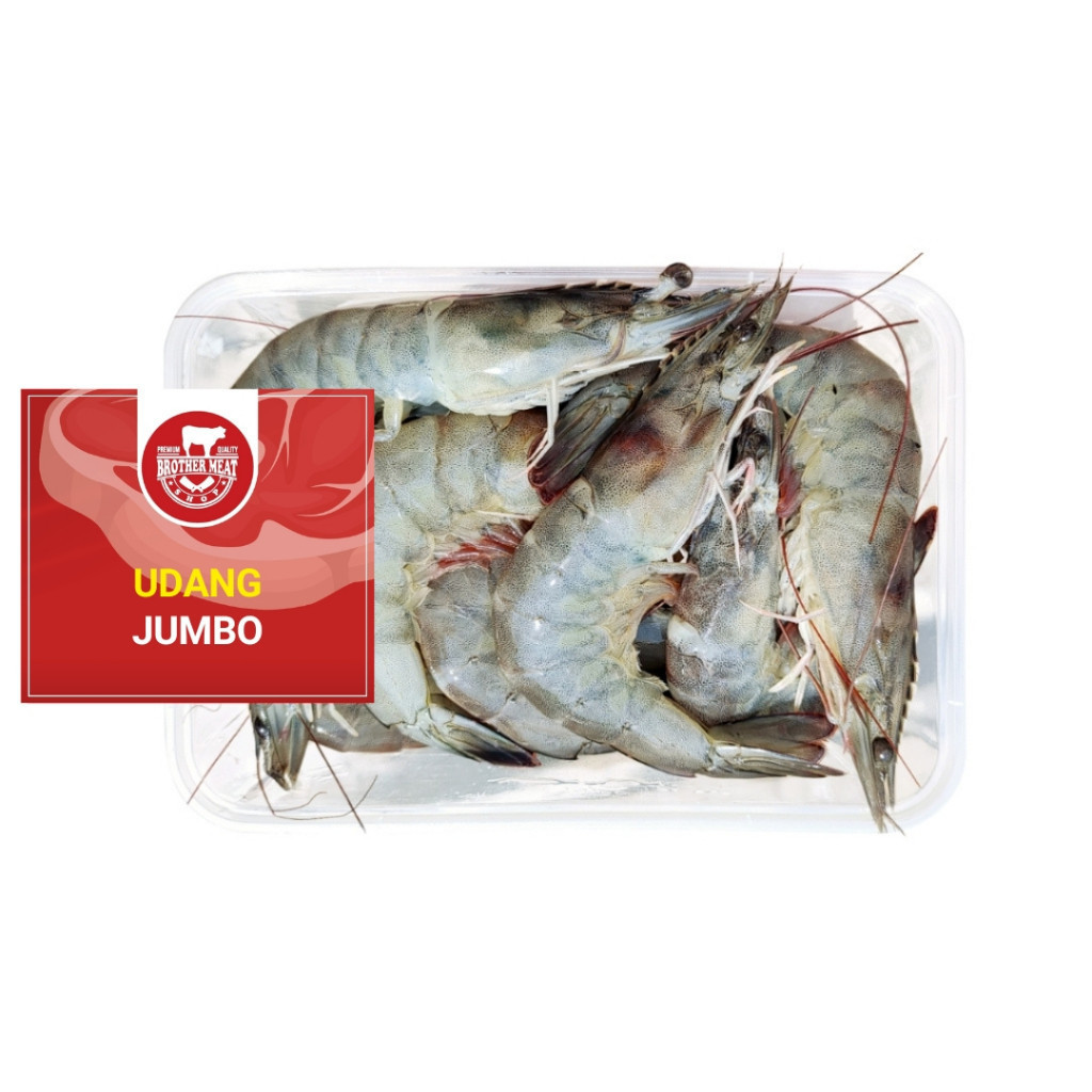 

Udang Vaname Ukuran Jumbo 500gr - Brothermeatshop