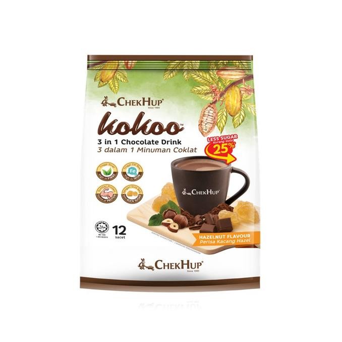 

CHEK HUP KOKOO 3IN1 HOT CHOCOLATE WITH HAZELNUT 12 X 30 GRAM
