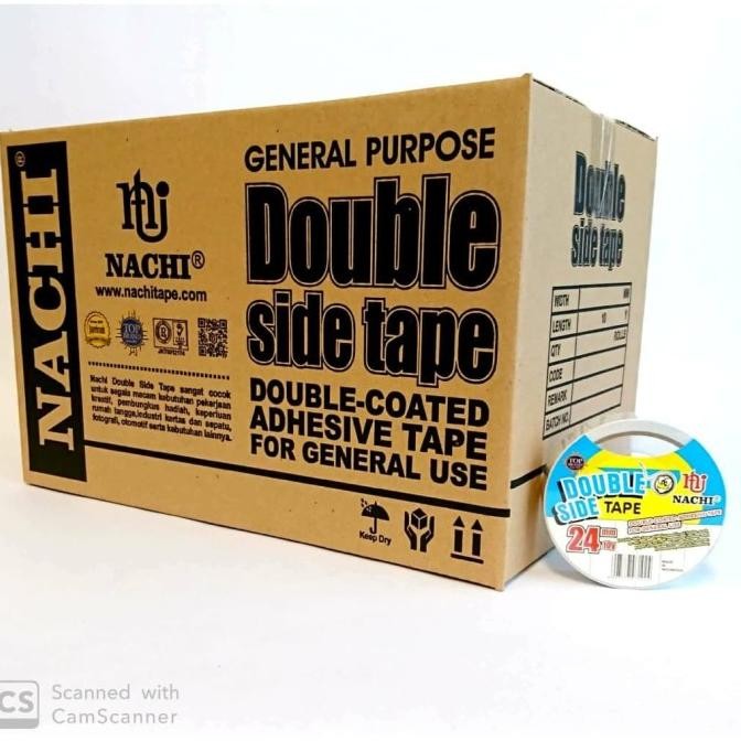 

(Dus) Nachi Double Side Tape 24 Mm X 10 Yard 1 Inch