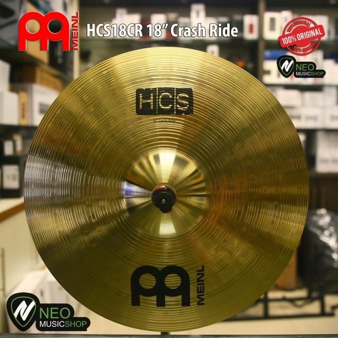 CYMBAL MEINL HCS18CR MEINL CRASH RIDE 18" ORIGINAL ORIGINAL DAN TERPERCAYA