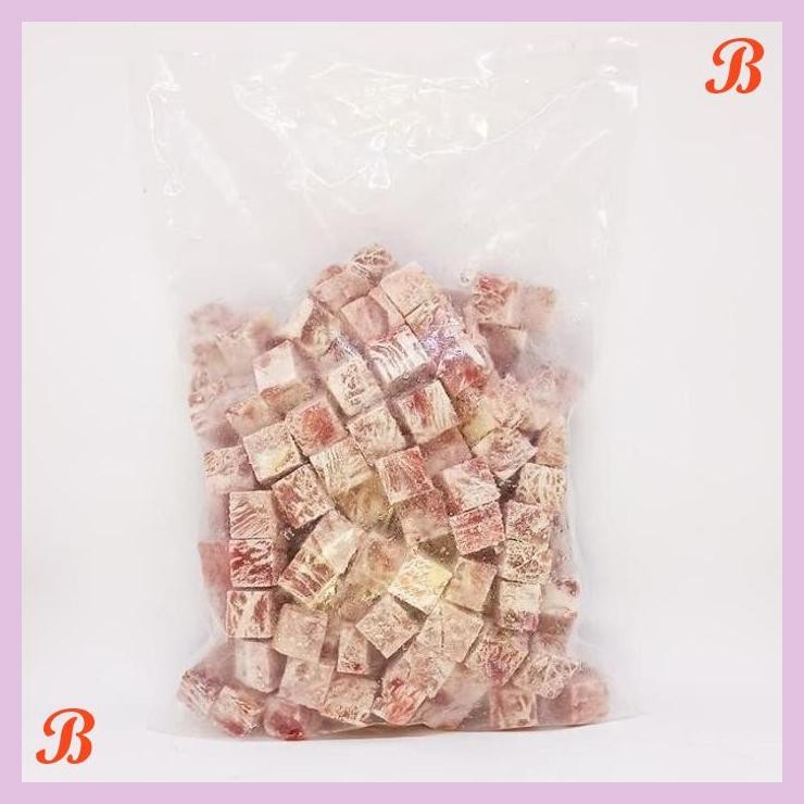 

| SMW | SAIKORO WAGYU BEEF MELTIC CUBE STEAK / DAGING SAPI WAGYU FROZEN 1KG