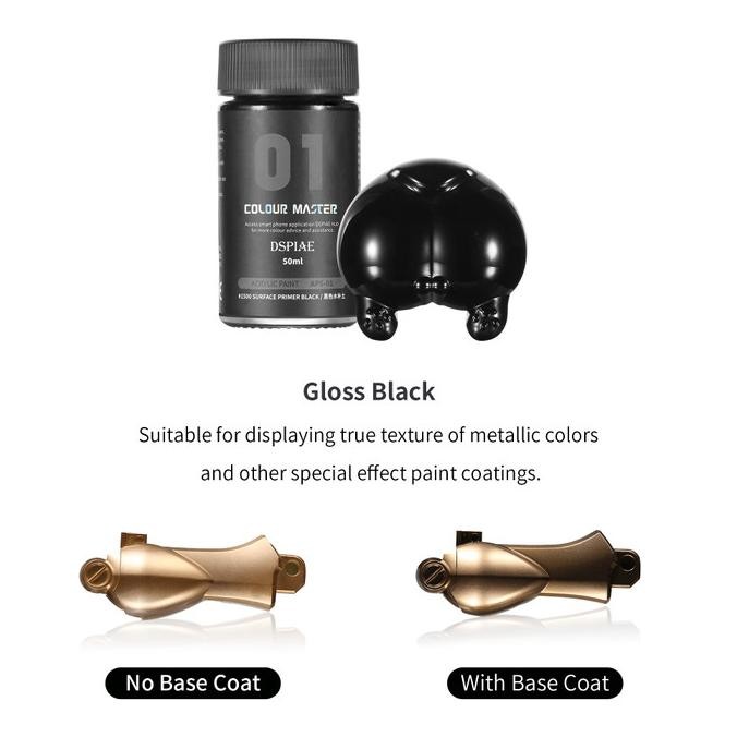 

READY STOCK DSPIAE APS ACRYLIC SURFACE PRIMER APS-01 GLOSS BLACK !!!!!