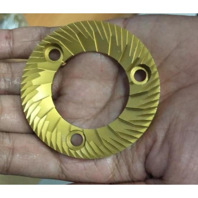 BEBAS ONGKIR - Burr Titanium Maquinos E65