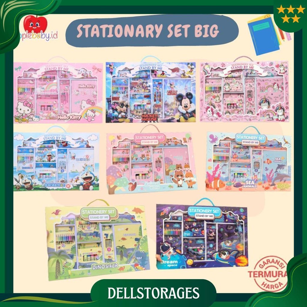 

Stationary Set Big Peralatan Sekolah Anak Alat Tulis Set Perlengkapan Sekolah Anak Kado Ulang Tahun Anak Promo Puncak