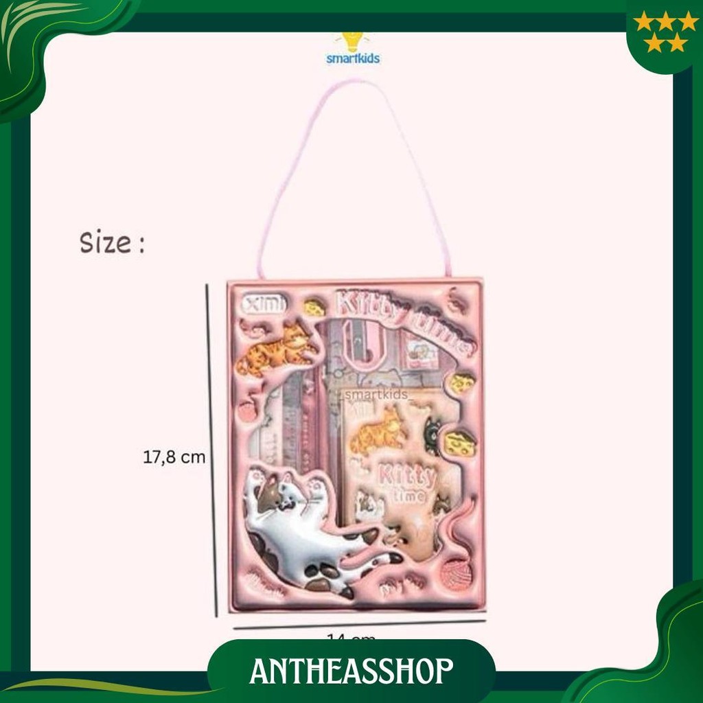 

Alat Tulis Set Paket Komplit 7 In 1 / Stationery Complete Lengkap / Kotak Pensil Anak / Souvenir Hadiah Kado / Sekolah Karakter Kartun Lucu Animal Hewan / Perlengkapan Tulis / Tempat Pensil Promo 4.4