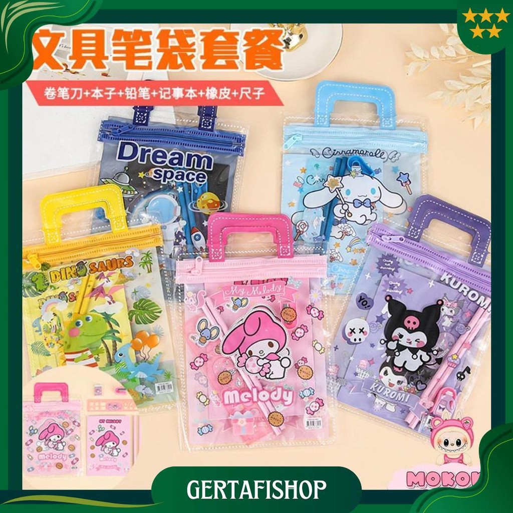 

Mm Alat Tulis Set 6In1 Free Bag Paket Alat Tulis Karakter Pensil Penghapus Penggaris Kado Anak At31 Promo 4.4