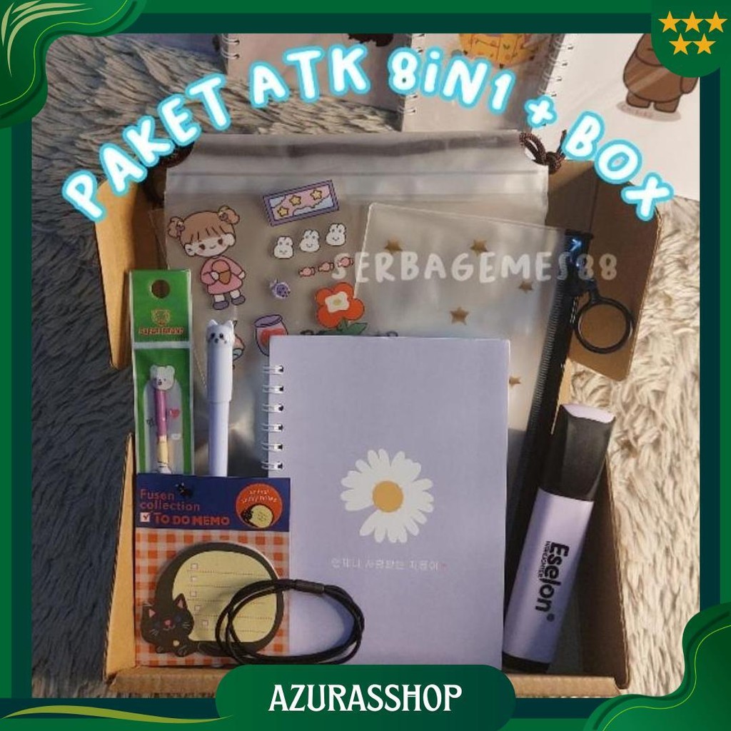 

Serbagemes88 - (Part 1) Paket Alat Tulis 8In1 / Stationery Set Fancy / Alat Tulis Set / Stationery Set Ori