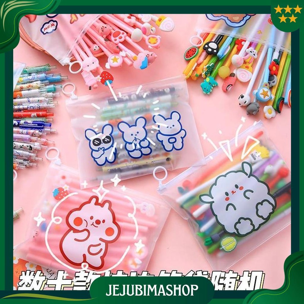 

Pulpen Tinta Set (Isi 20 Pcs Tekan) Dengan Berbagai Macam Karakter (Random) Ori