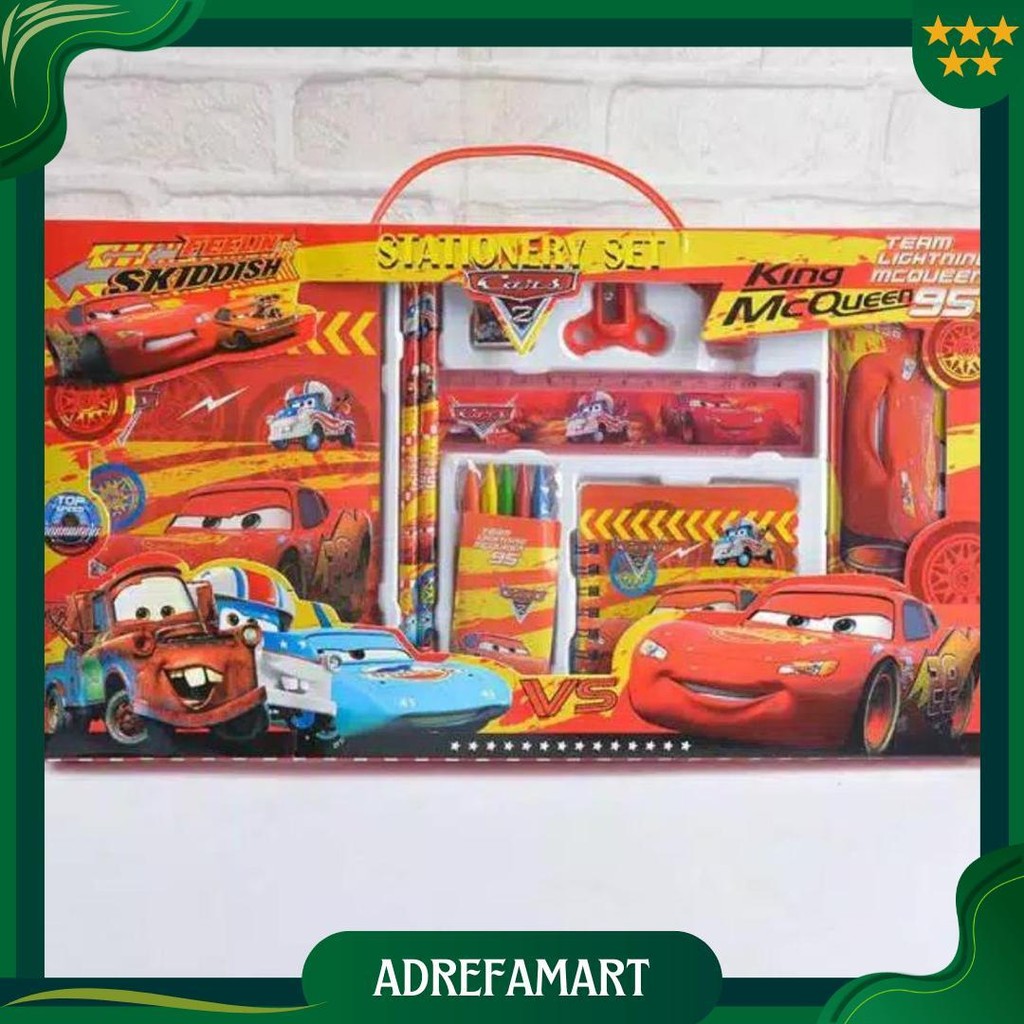 

1 Set Alat Tulis Karakter Doraemon / Alat Tulis Cars / Alat Tulis Ank Gratis Ongkir