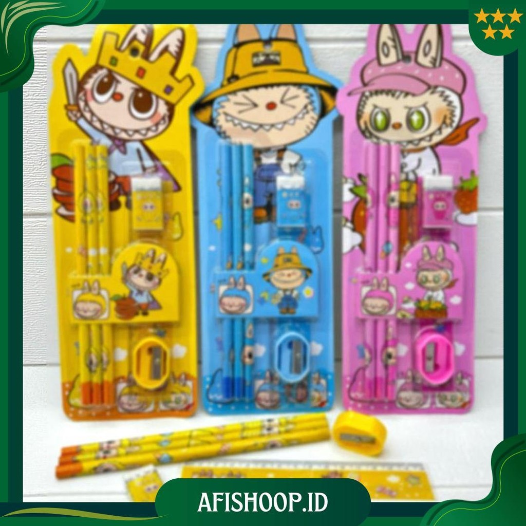 

Alat Tulis Set 6 In 1 Labubu Kuromi Murah Set Stationery Hadiah Anak Sanrio - Gg0495 Promo 4.4