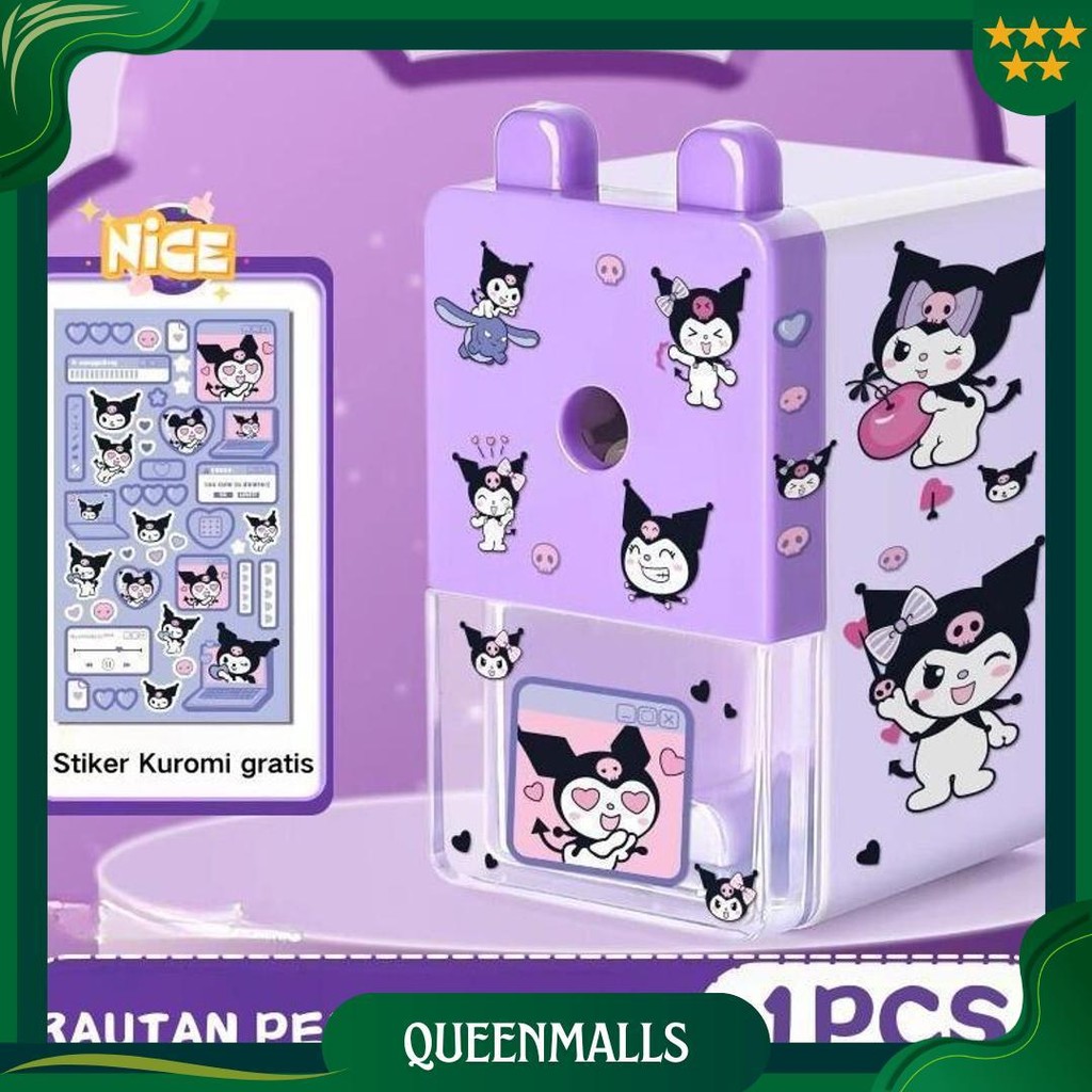 

[Penjual Lokal] Set Alat Tulis Kuromi Set Sanrio Stationery Gift Kotak Pensil Karakter Anak Kotak Hadiah Ramadan Ori