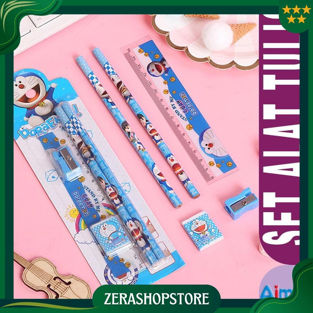 

Set Alat Tulis 5In1 Pensil Set Anak Pensil Lucu Dan Penghapus Untuk Tempat Pensil Buku Tulis Sekolah Sale