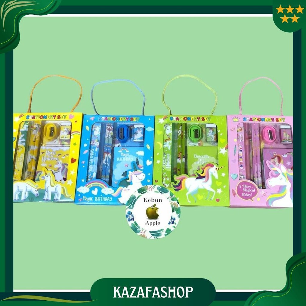 

Set Alat Tulis 6 In 1 / Set Stationary Alat Tulis Anak Bentuk Nanas Promo 4.4