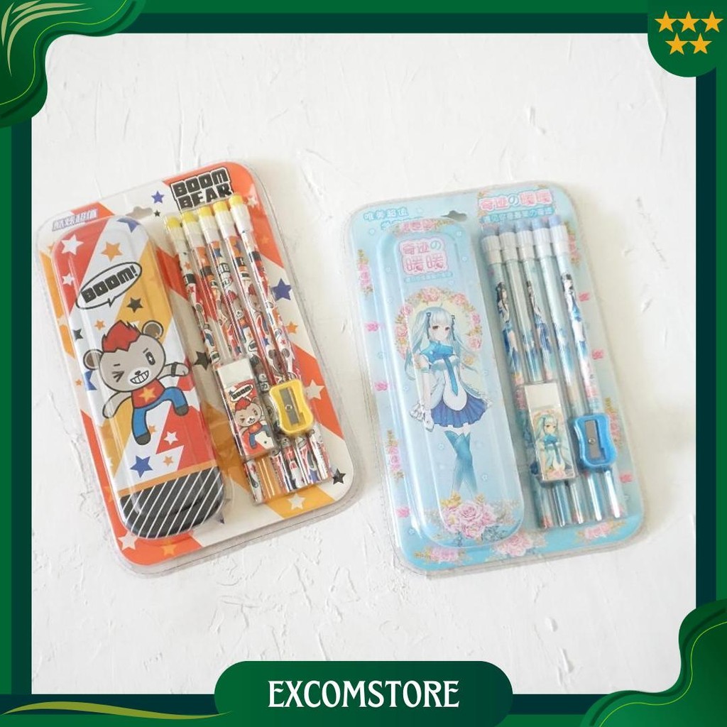 

Pensil Set Karakter / Set Pensil Lengkap Promo Puncak