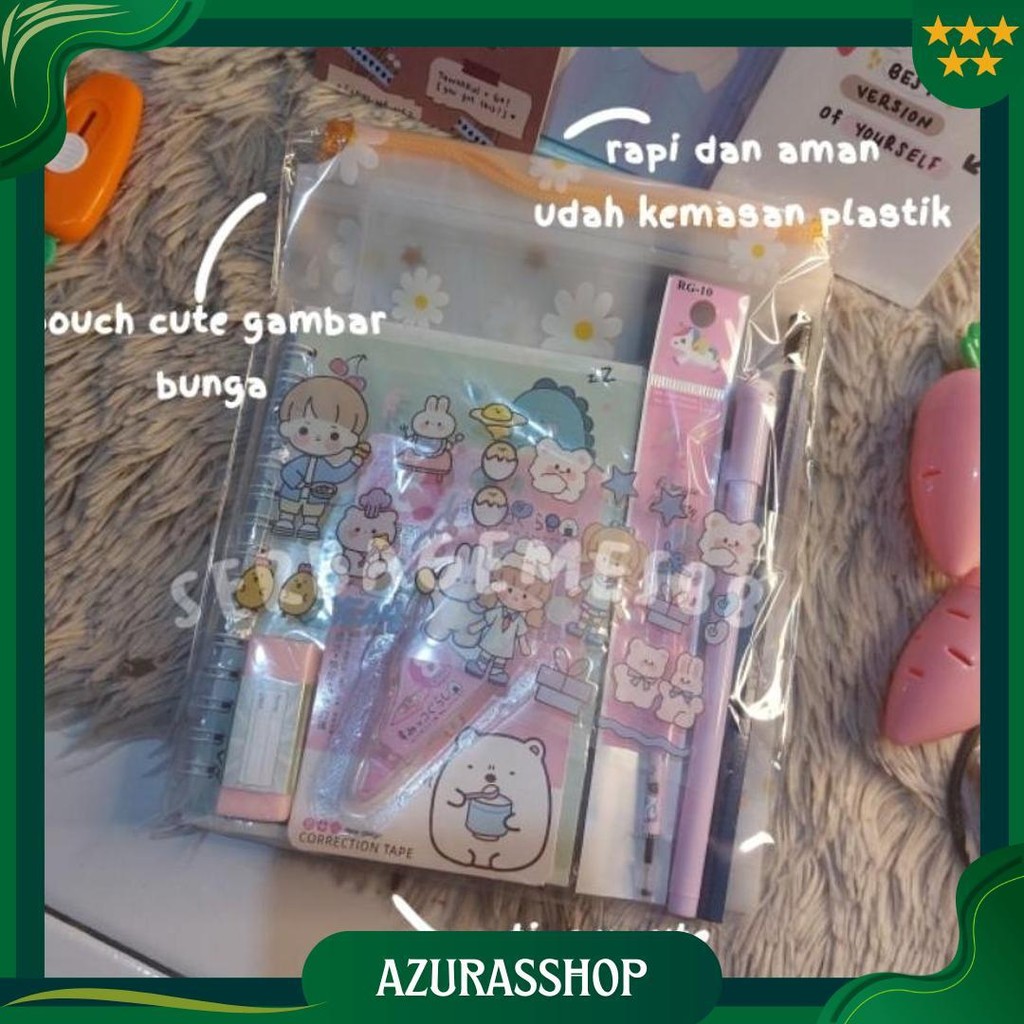

Serbagemes88 - Set Alat Tulis 8 In 1 Lengkap Karakter / Stationery Set / Alat Tulis Set / Paket Atk Aesthetic Best Seller