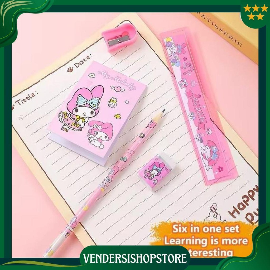 

Kotak Pensil Alat Tulis Tempat Pensil Aesthetic Perlengkapan Sekolah Alat Tulis Lengkap Set 7 In 1 Promo Puncak