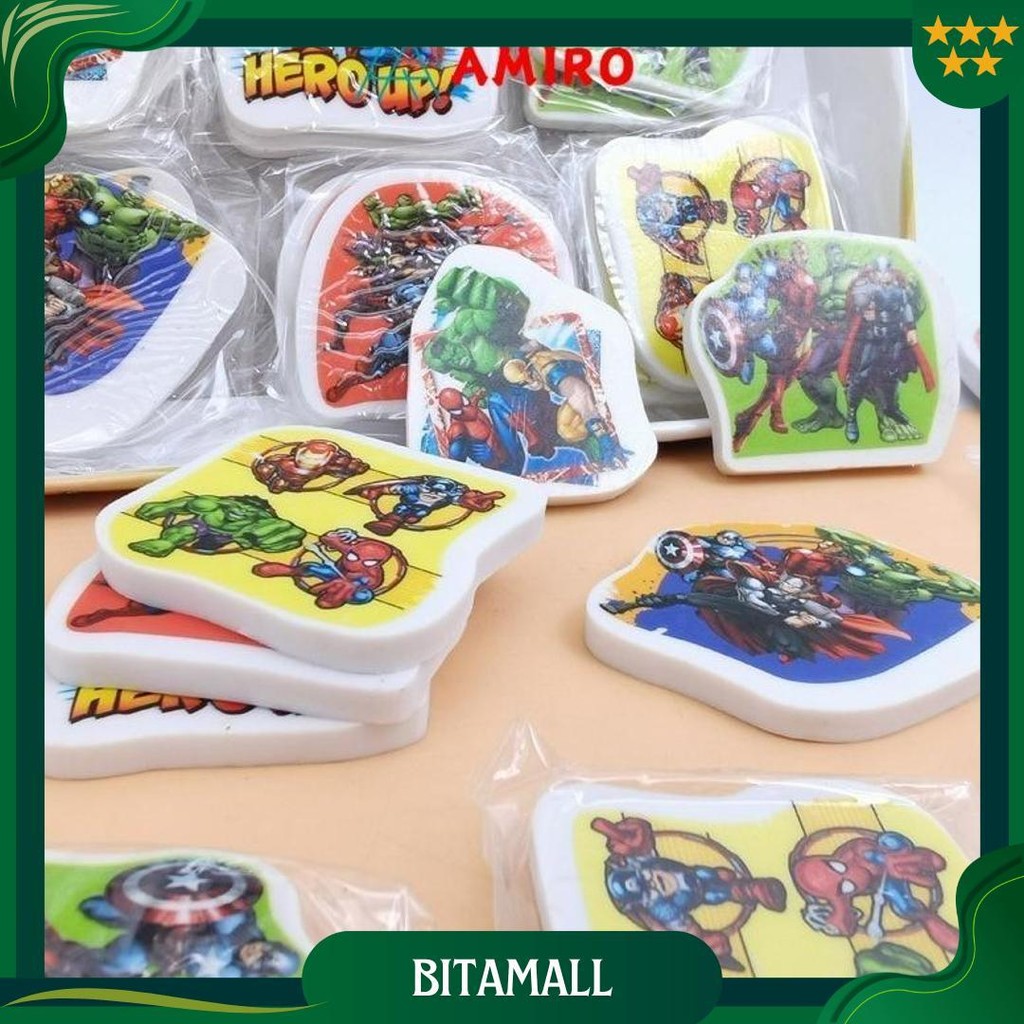 

(24Pc) Penghapus Karakter Kuromi Lucu Murah/Hapusan Eraser Pensil Stip Fancy/ Ob Kecil Bullat Sale