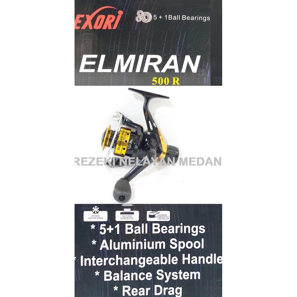 TERBARU - Reel EXORI Elmiran 500 R | Reel EXORI Rear Drag