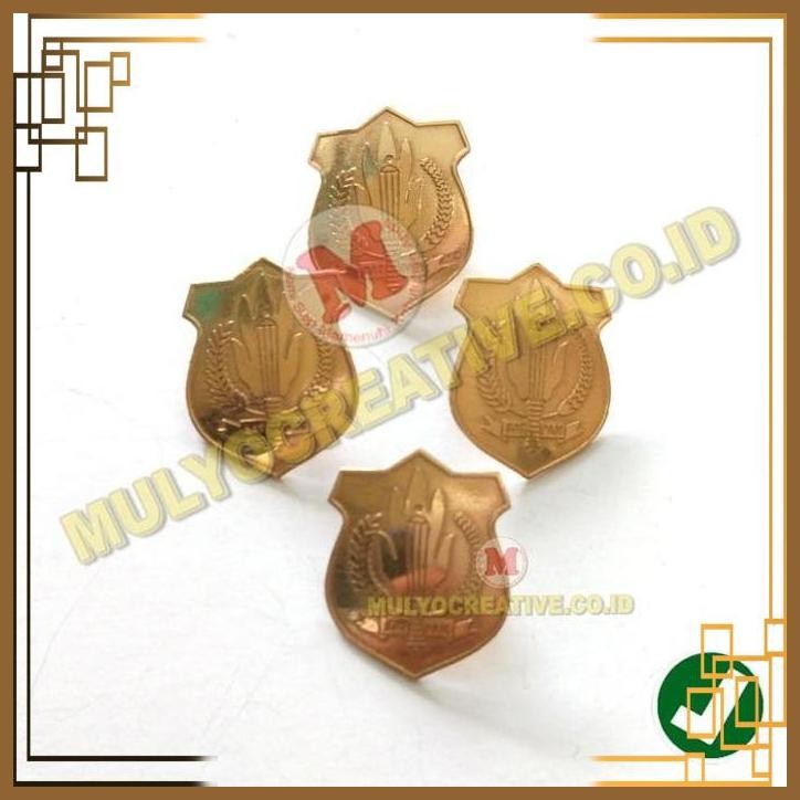 [MCV] PIN BROS LOGO SATPAM PIN KRAH SECURITY SATPAM FUL LOGAM