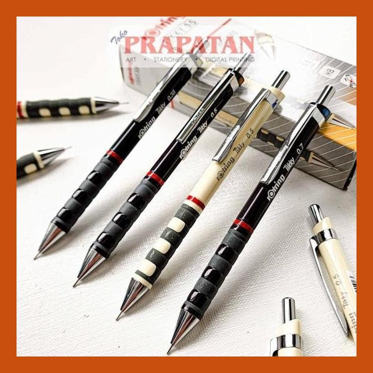 

[ PERALATAN LUKIS / GAMBAR ] PENSIL MEKANIK ROTRING TIKKY 0,35 / 0,5 / 1,0 COD
