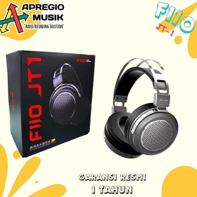 FiiO JT1 JT-1 Hifi Dynac Over Ear Headphone Monitoring with c