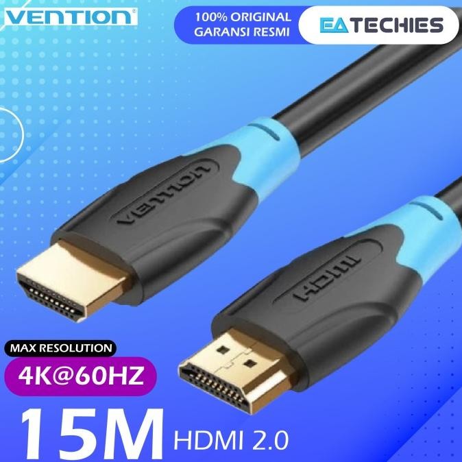 Sale [15M] Vention Hdmi 2.0 - Kabel Hdmi To Hdmi 15 Meter - Aac